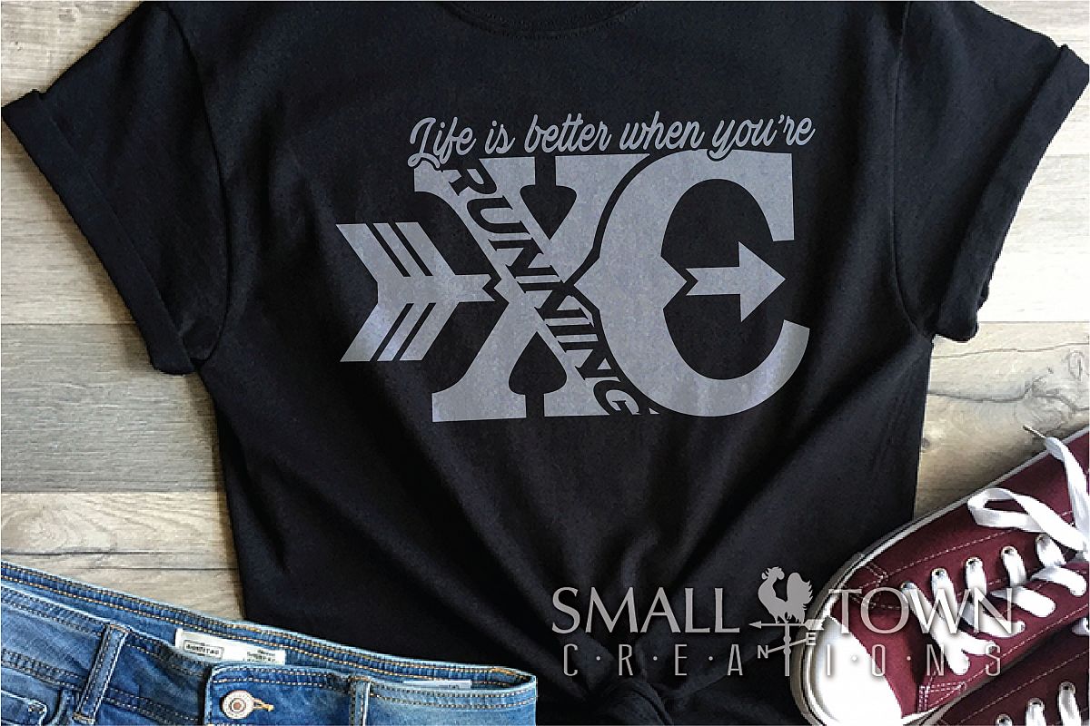 Cross Country, Runner, Distance Runner, PRINT, CUT & DESIGN example image 1