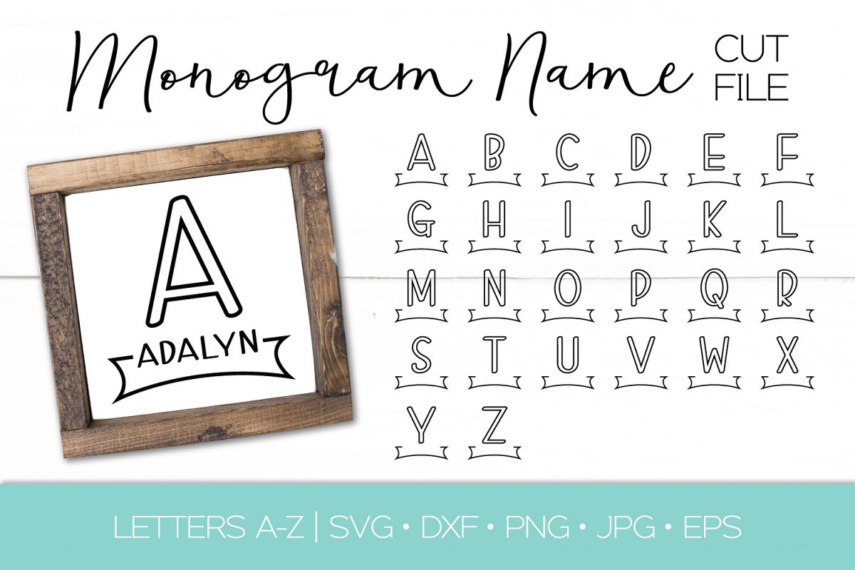 Download Split Monogram Letter Svg Dxf Eps Png Cut File Name Svg