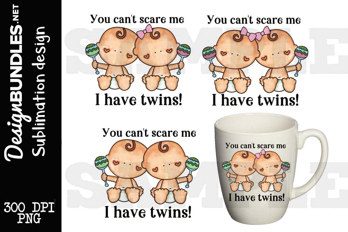 Twins Sublimation Design example image 1