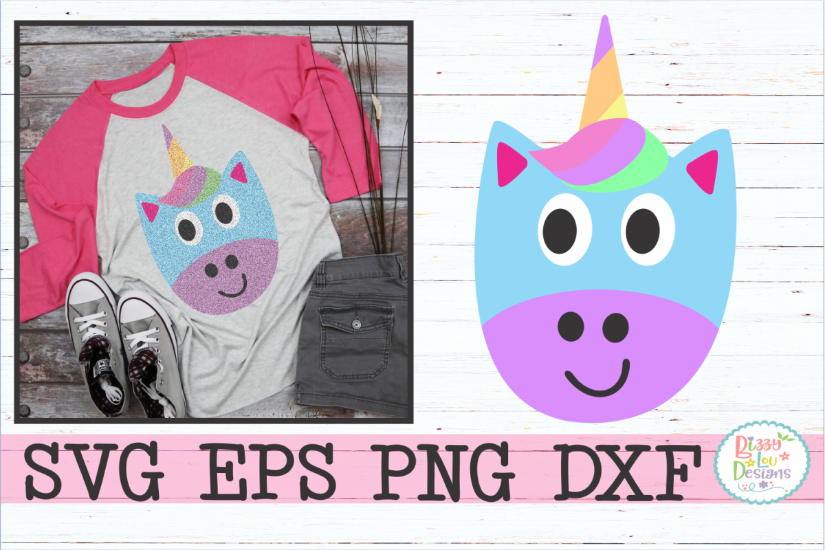 Rainbow Unicorn Face example image 1