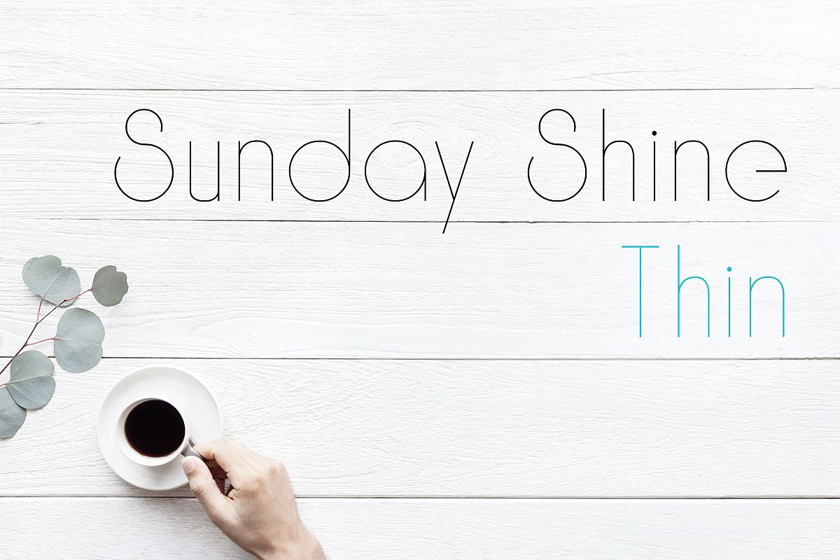 Sunday Shine - Thin example image 1