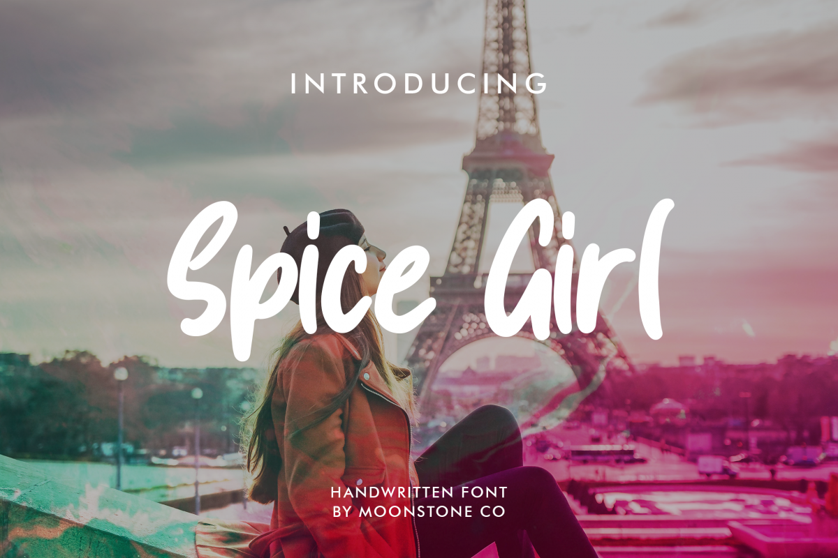 Spice Girl Handwritten Font example image 1