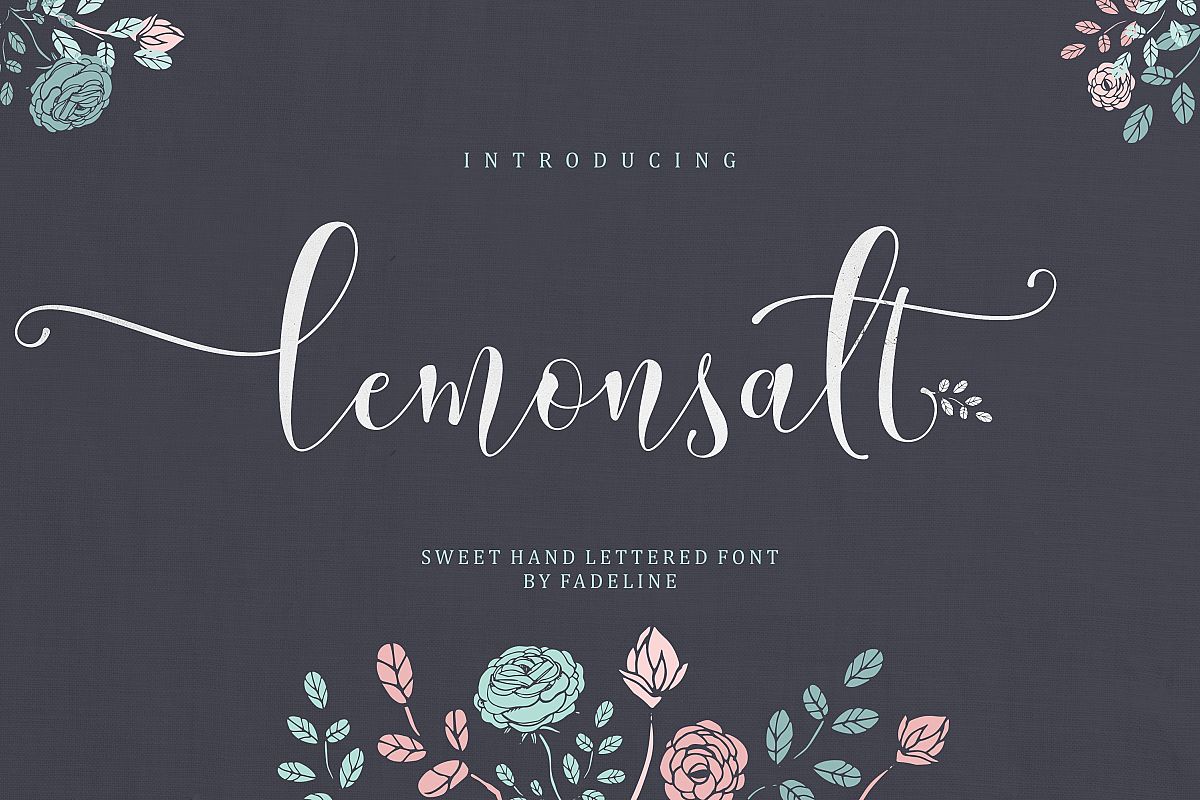 Lemonsalt Sweet Font example image 1