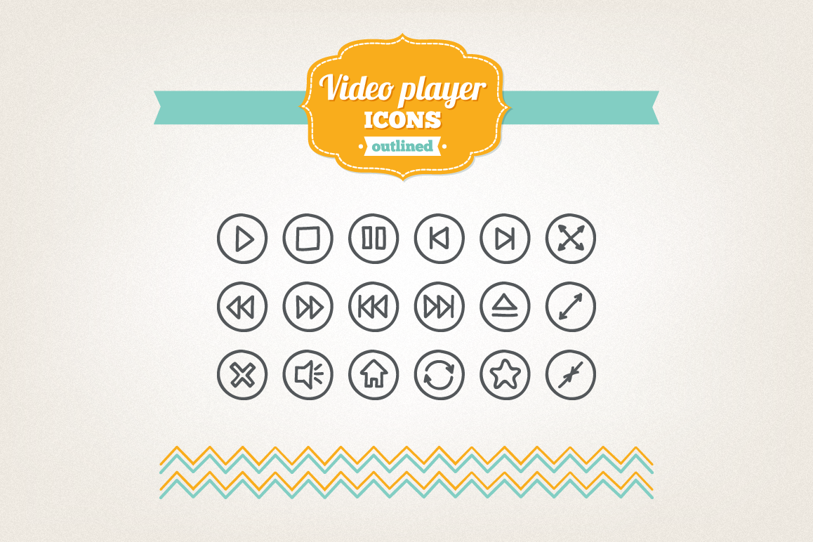 Hand Drawn Player Icons example image 1