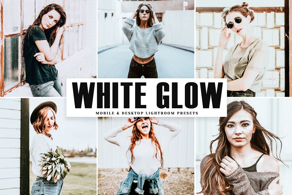 White Glow Mobile & Desktop Lightroom Presets example image 1