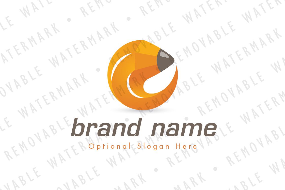 Pencil Circle Logo example image 1