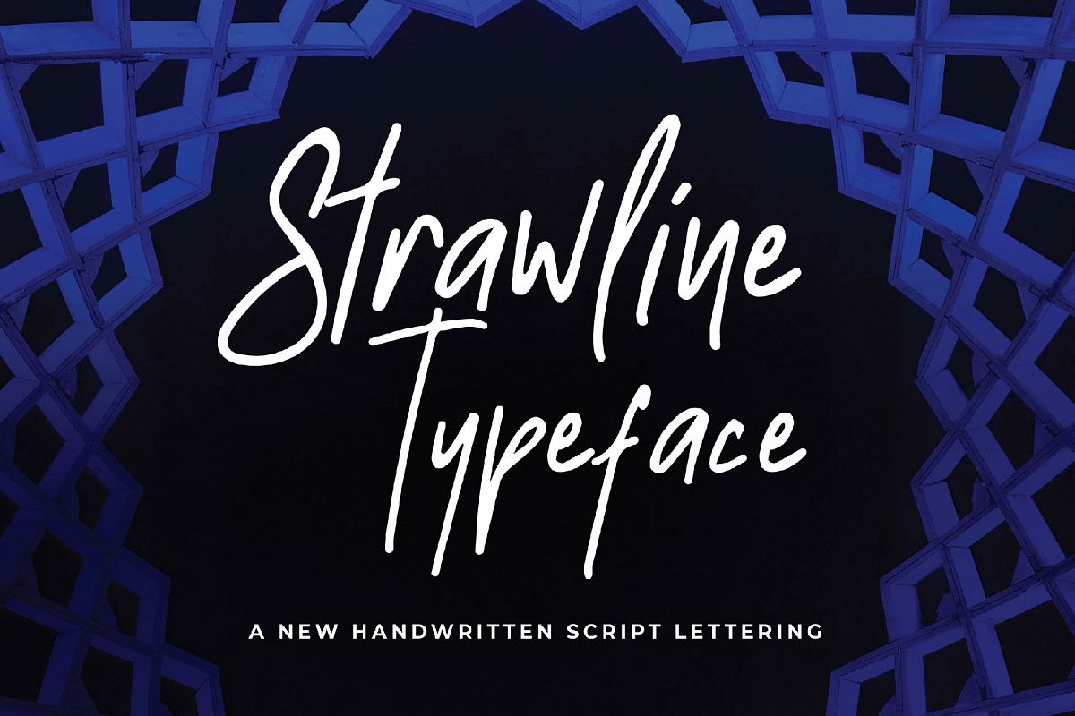 Strawline Typeface example image 1