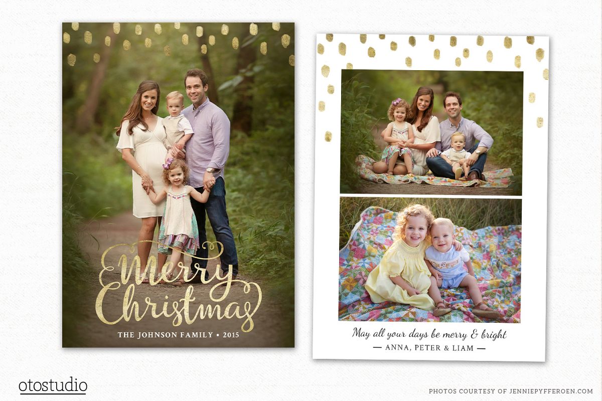 Christmas Card Template For Photographers Cc096 Christmas Card Template For Photographers Cc096 Example Image 1