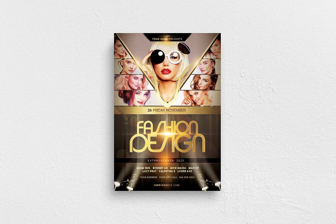 Fashion Design Flyer Template example image 1