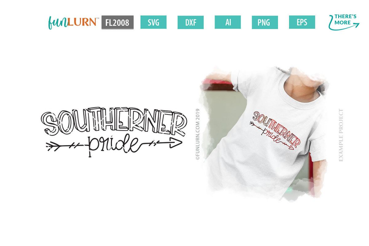 Southerner Pride Team SVG Cut File example image 1