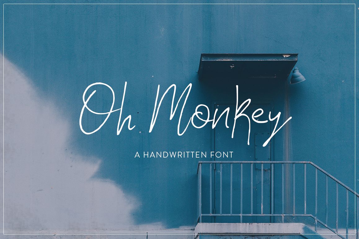 Oh Monkey Font example image 1