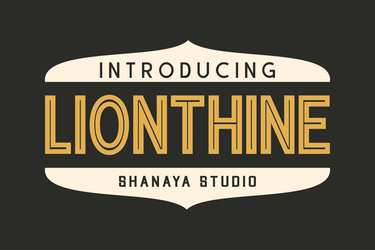 Lionthine l Elegant Typeface example image 1