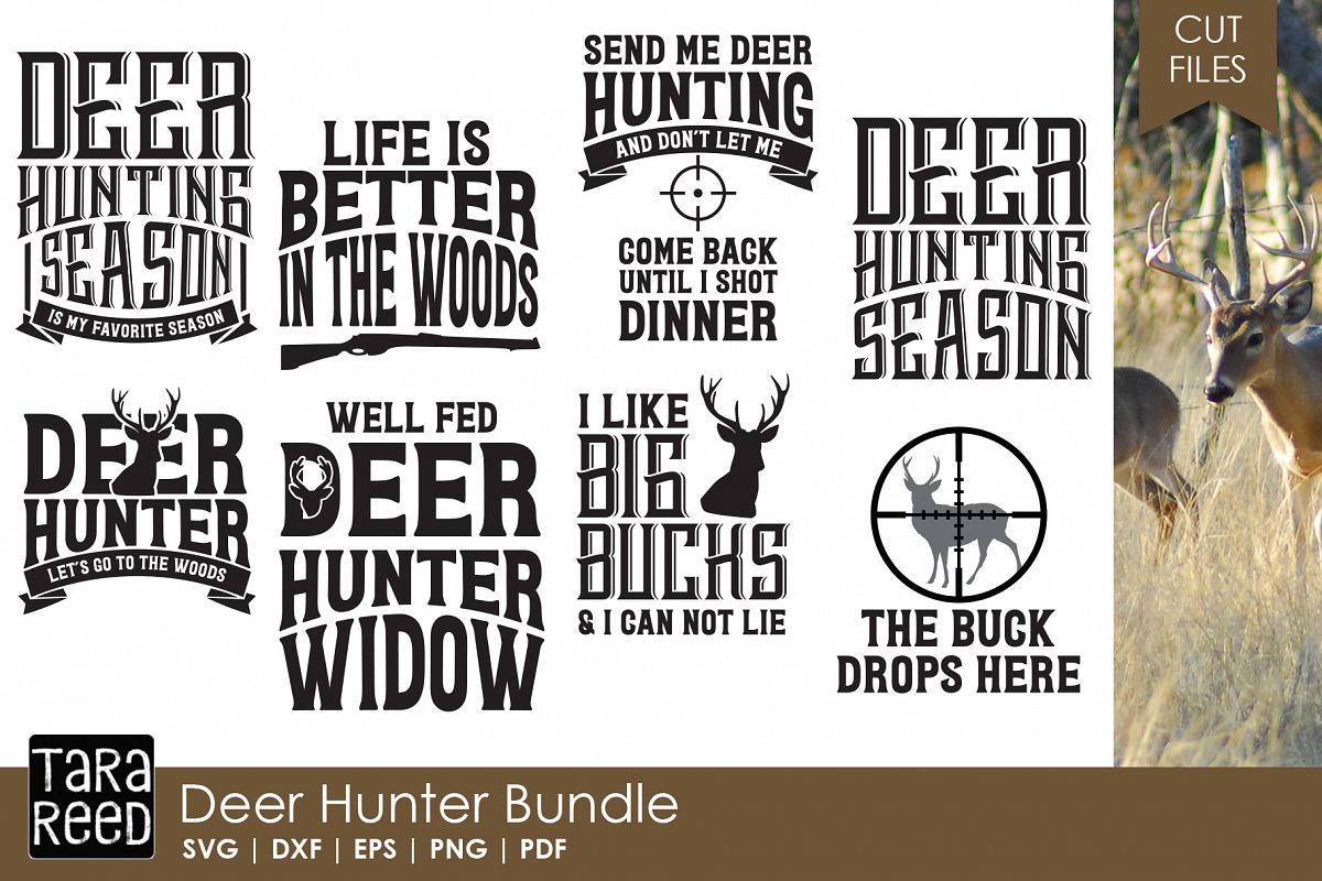 Download Deer Hunter - Hunting SVG and Cut Files for Crafters