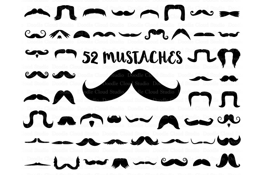 Download Mustaches SVG Files, Mustache SVG Files, Mustache Clipart ...