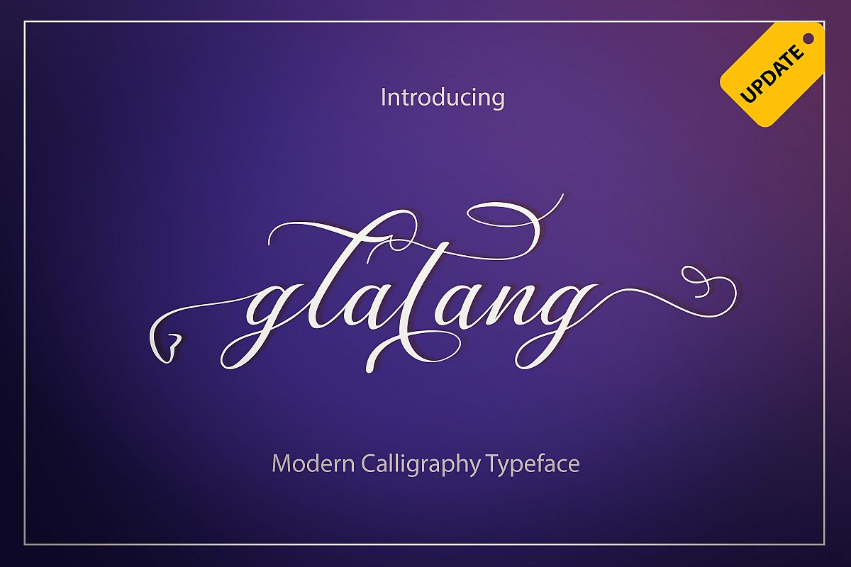 Glatang Script example image 1
