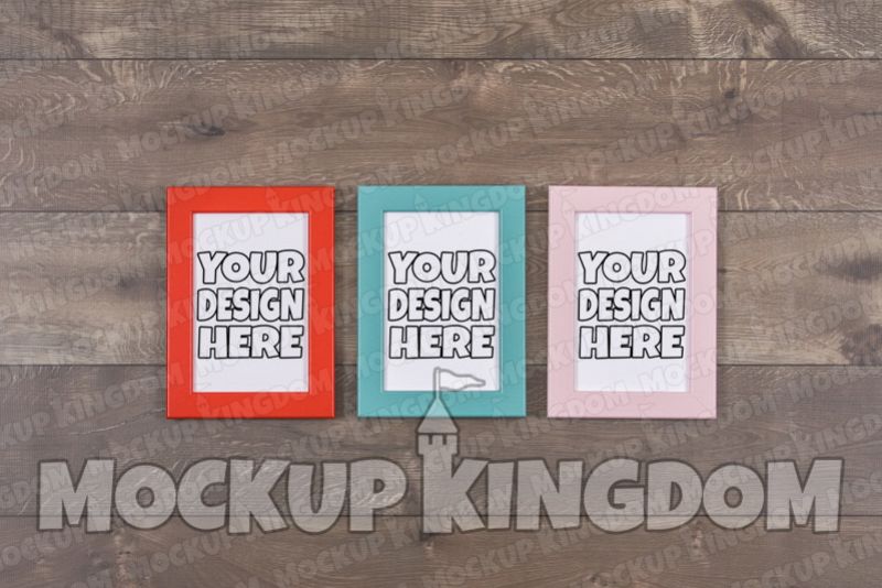 Picture Frame Mockup, Blank Frame Artwork, Canvas Mockup example image 1