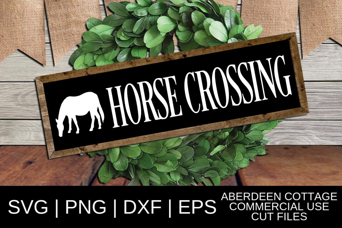 Horse Crossing SVG example image 1