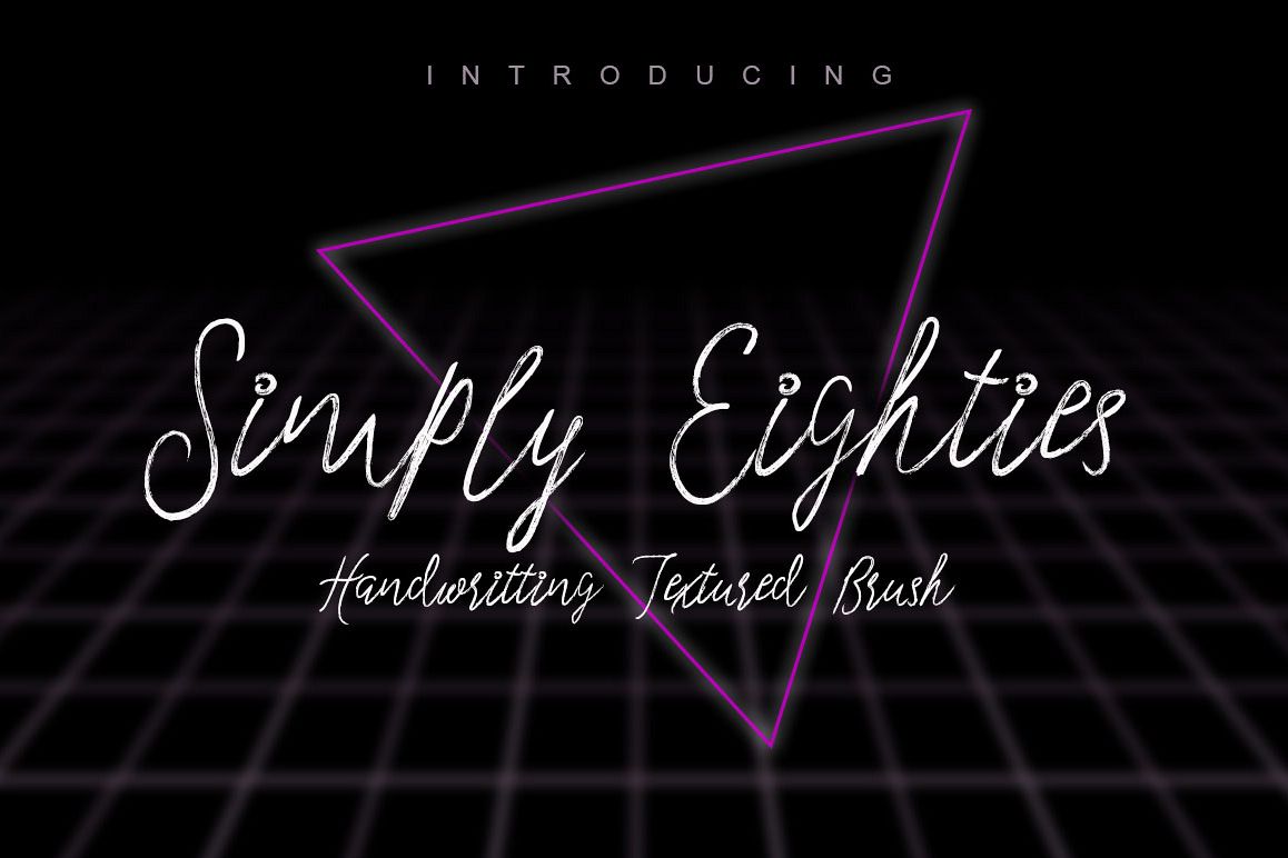 Simply Eighties Typeface example image 1