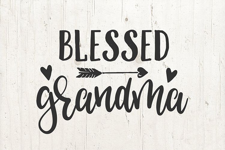 Blessed Grandma SVG Grandma arrow - grandma gift (404222 ...