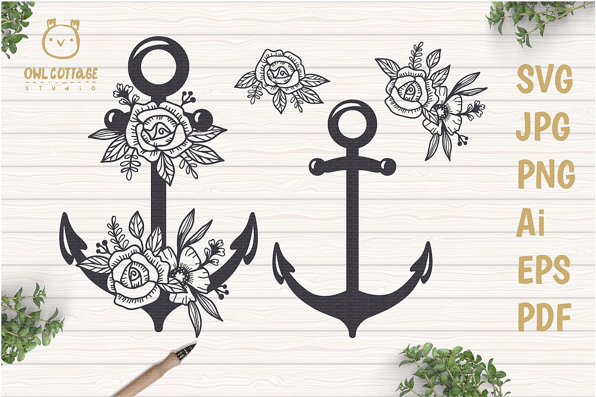 Download Girly Anchor Svg - SVG Layered