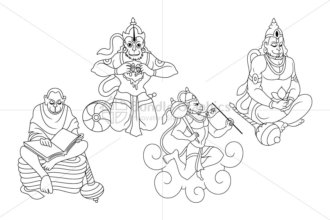 Hanuman - Indian Hindu Deity example image 1