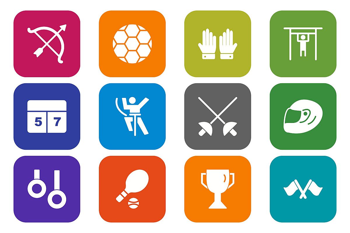Set Of Sports And Game Icons example image 1