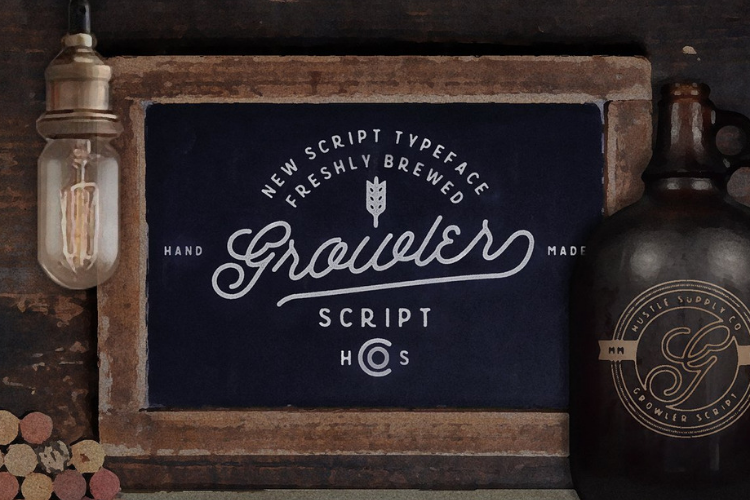 Growler Script - Font example image 1