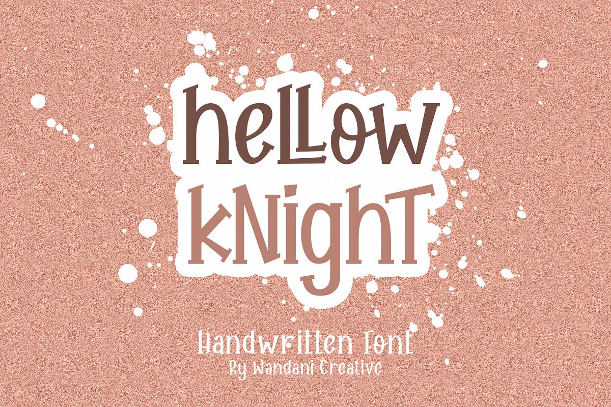 Hellow Knight // A Fun Handwritten Font example image 1