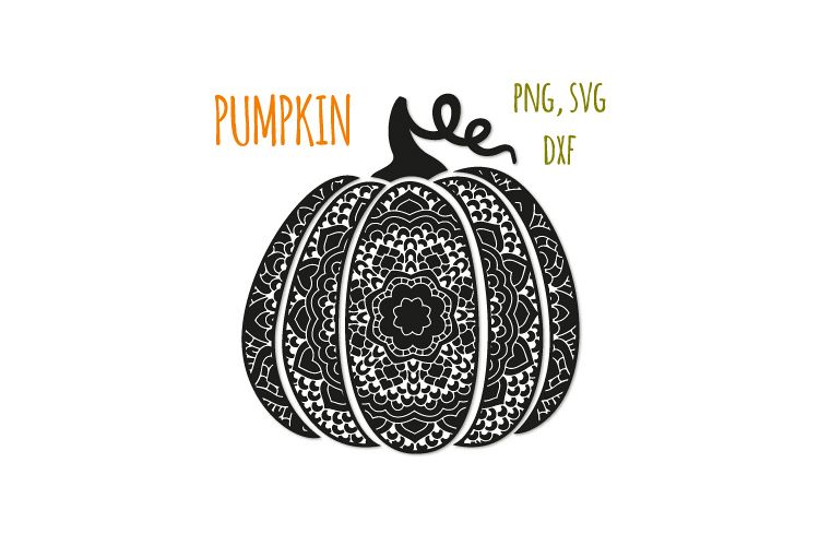 Fancy pumpkin svg. Swirl pumpkin example image 1