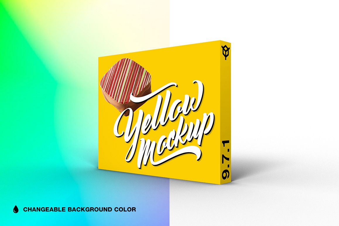9.7.1 Simple 3D Box Mockup PSD example image 1
