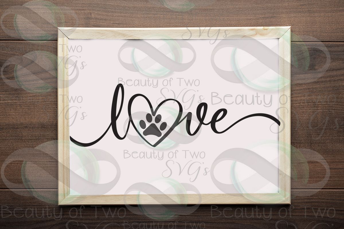 Dog Love svg, love my dog svg, rescue dog svg, dog loss svg example image 1