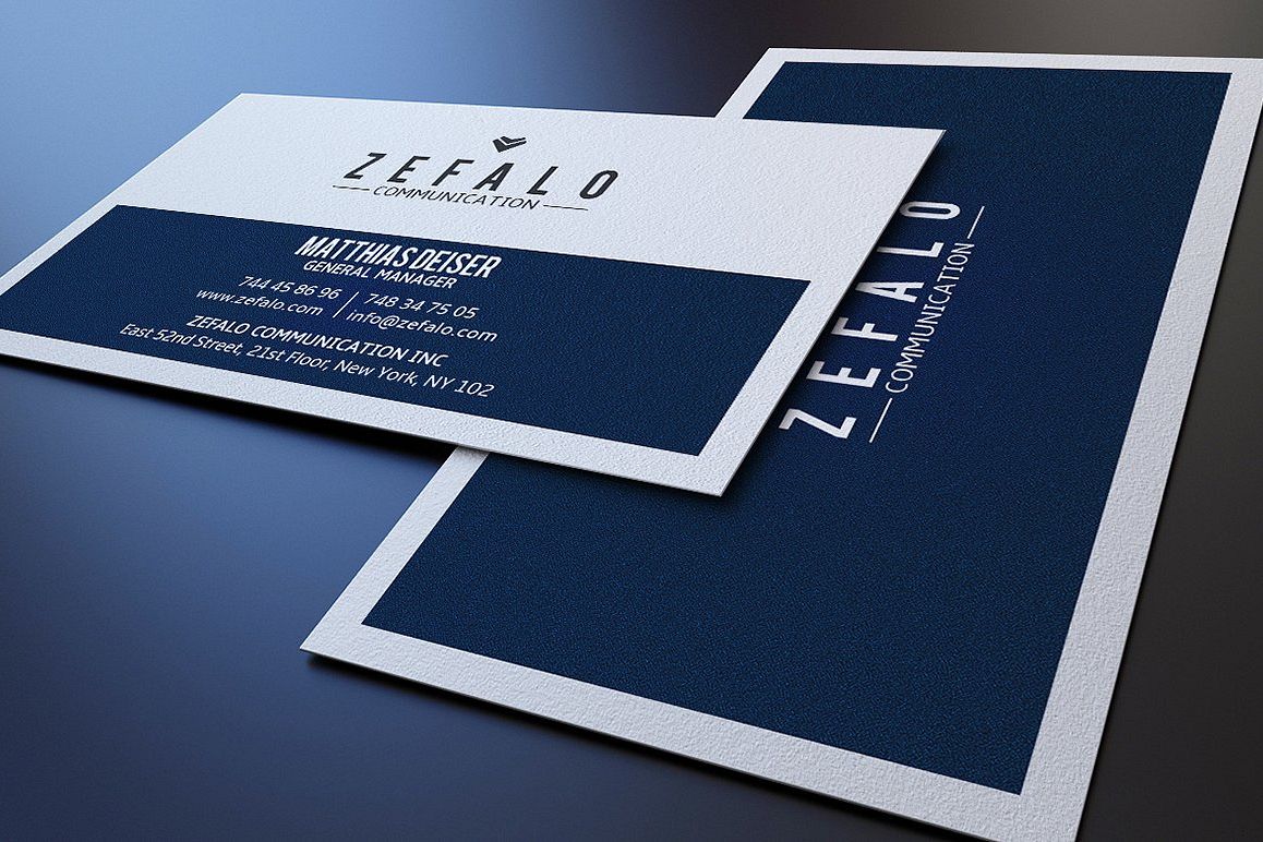 Clear Simple Business Card example image 1