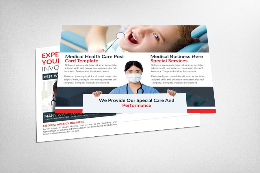Medical Dental Care Health Postcards example image 1