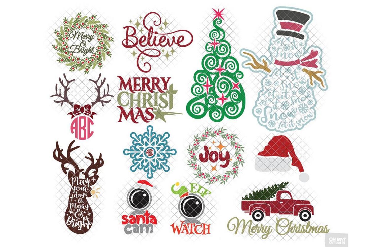 Christmas Svg Bundle Cut Files Design Bundles