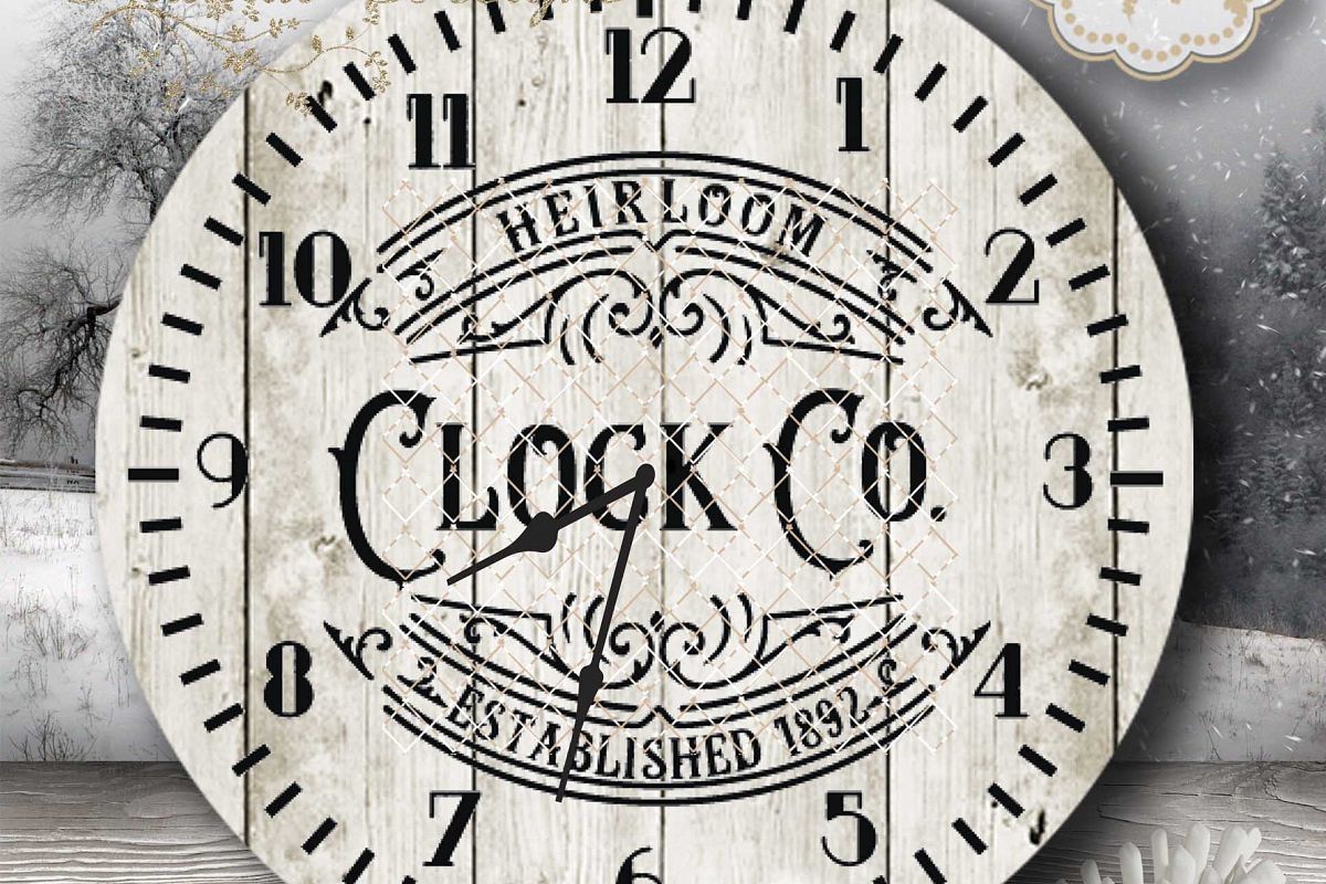 Clock Face SVG Designs (50209) | SVGs | Design Bundles