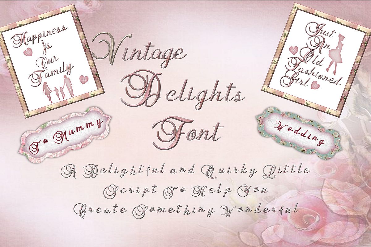 Vintage Delights Quirky Font example image 1