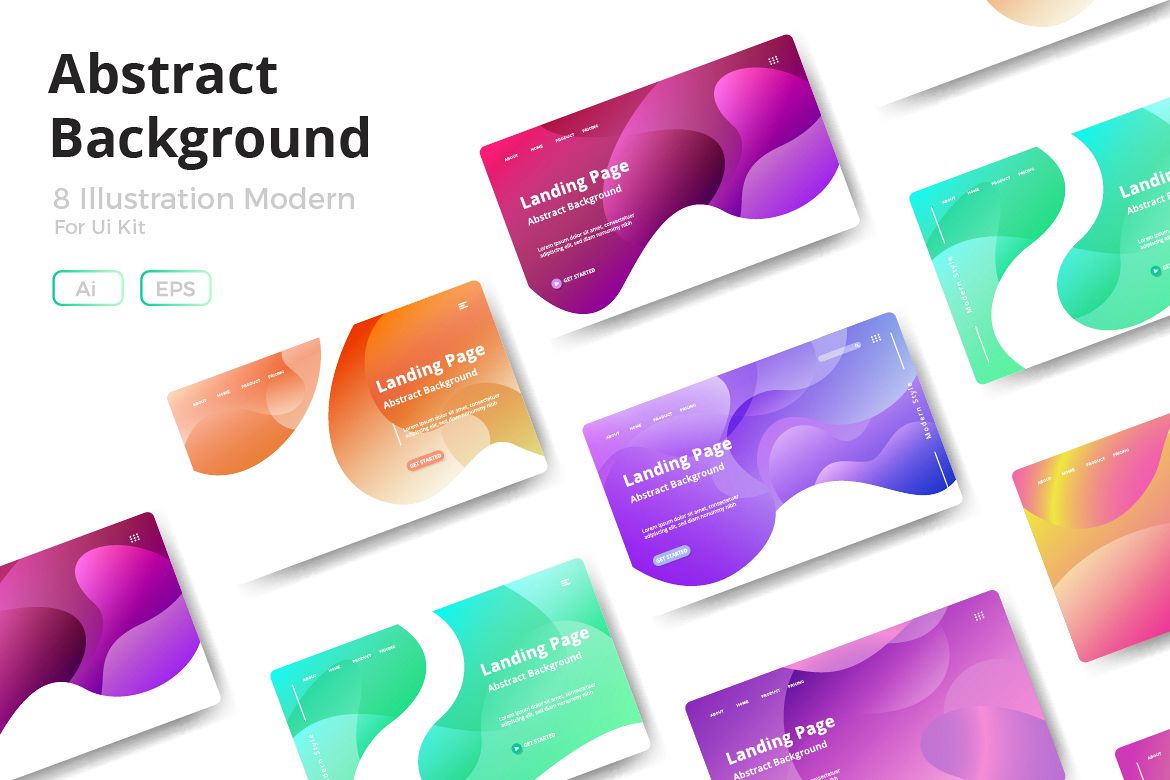 8 Abstract background design example image 1