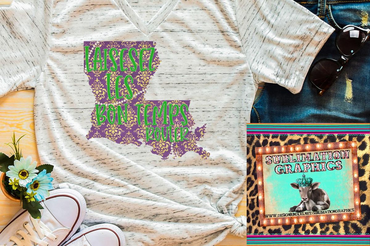 Mardi Gras Sublimation Digital Download example image 1