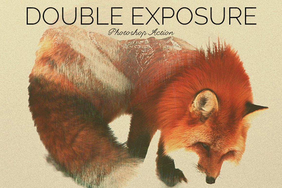Double Exposure Photoshop Action example image 1