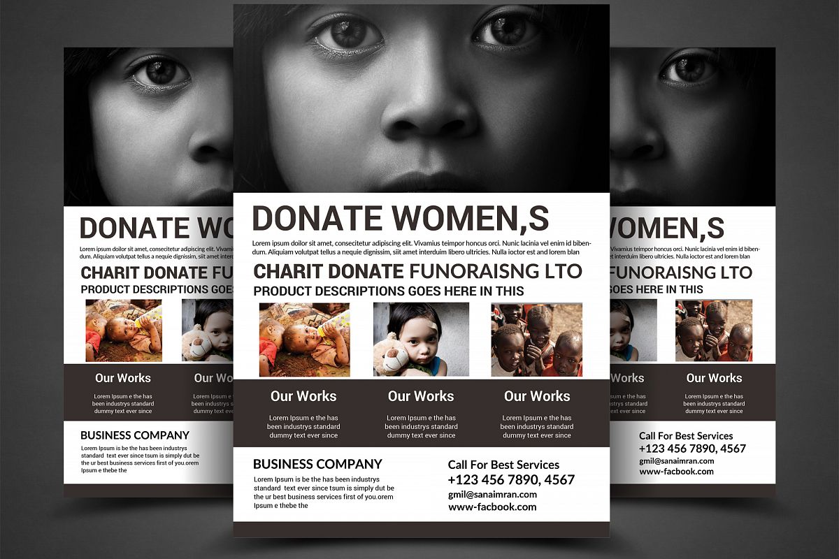 Charity Fundraisers Flyer example image 1