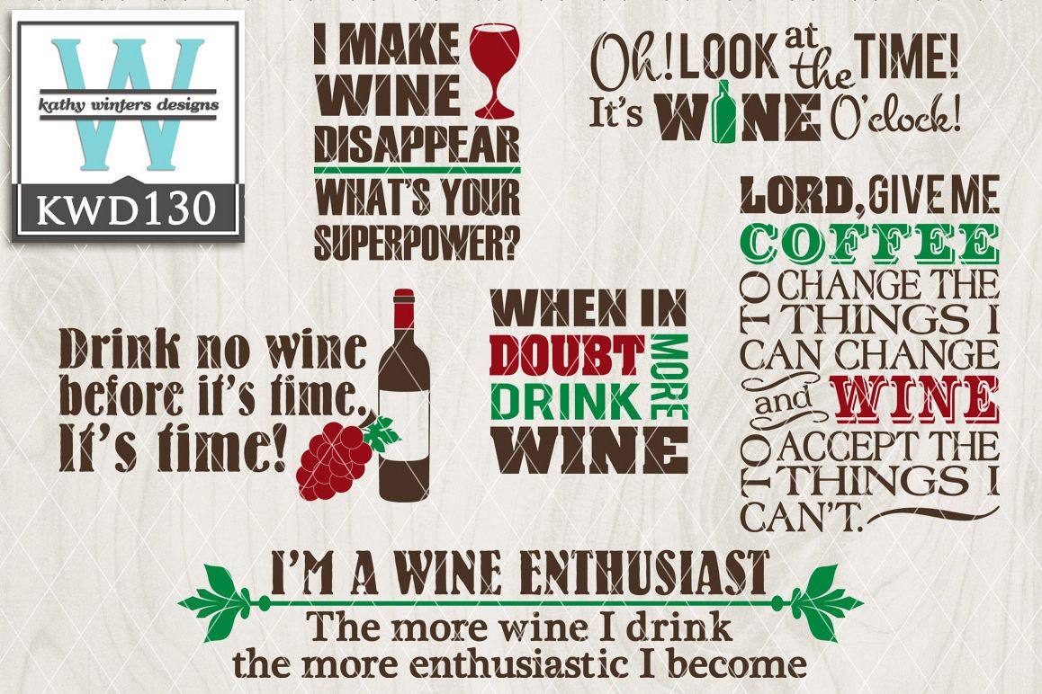 Wine Cutting File KWD130 example image 1