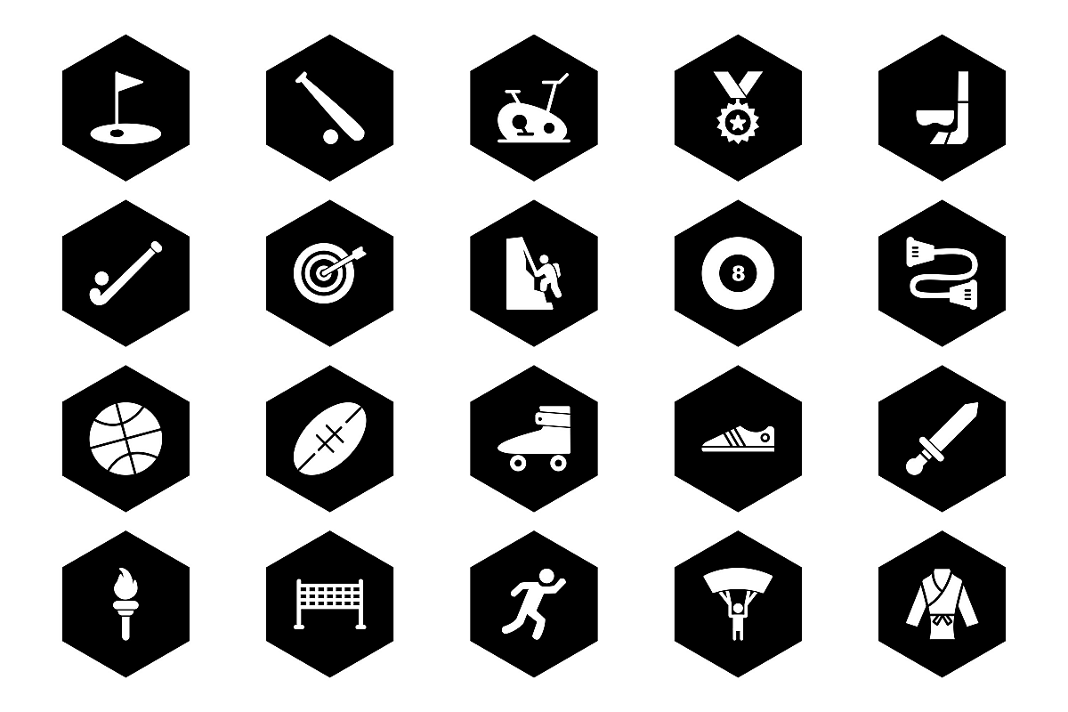 Set Of Sports And Game Icons example image 1