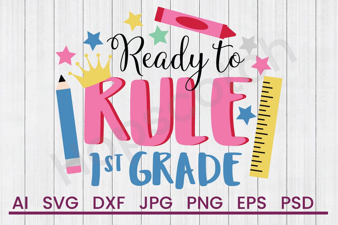Supplies SVG, Ready to Rule SVG, DXF File, Cuttatable File example image 1