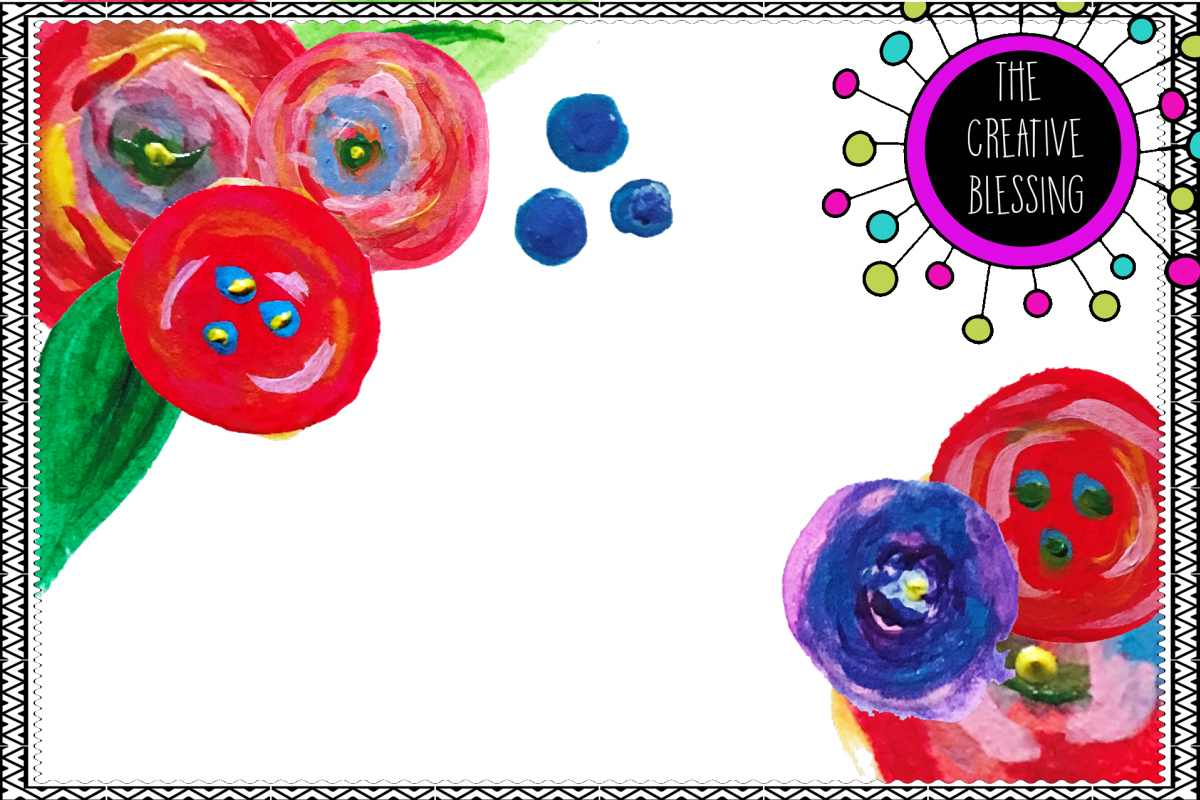 Acrylic / Watercolor Floral Clipart example image 1