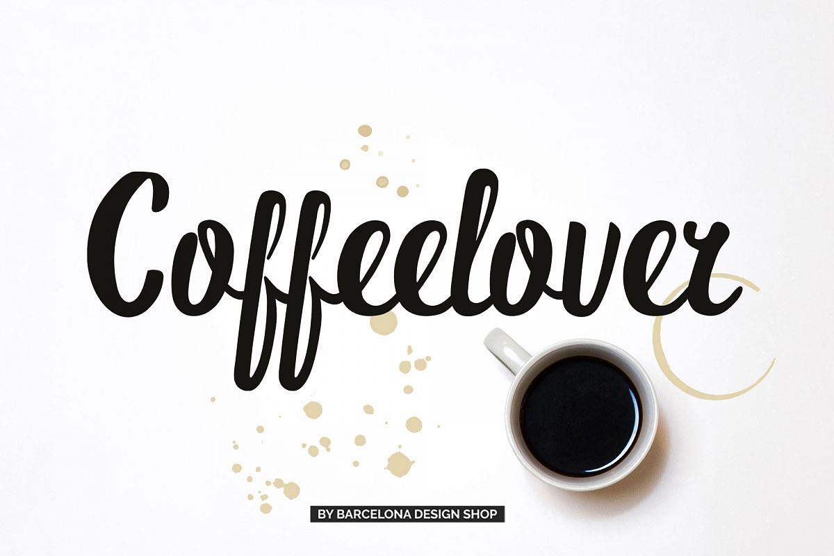Coffeelover Font example image 1