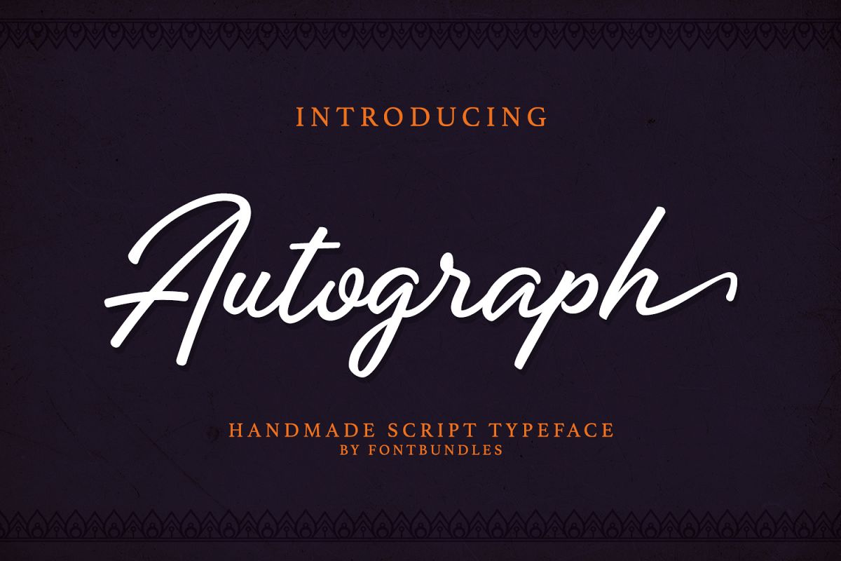 Autograph example image 1