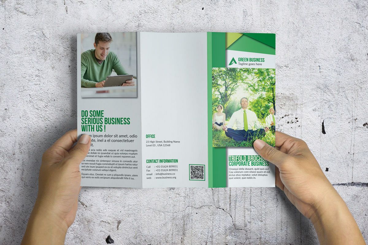 Trifold Corporate Brochure example image 1