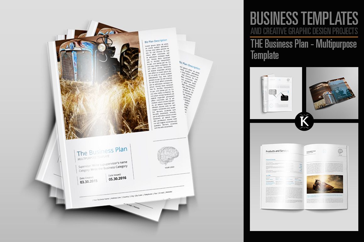 THE Business Plan - Multipurpose Template PRO example image 1