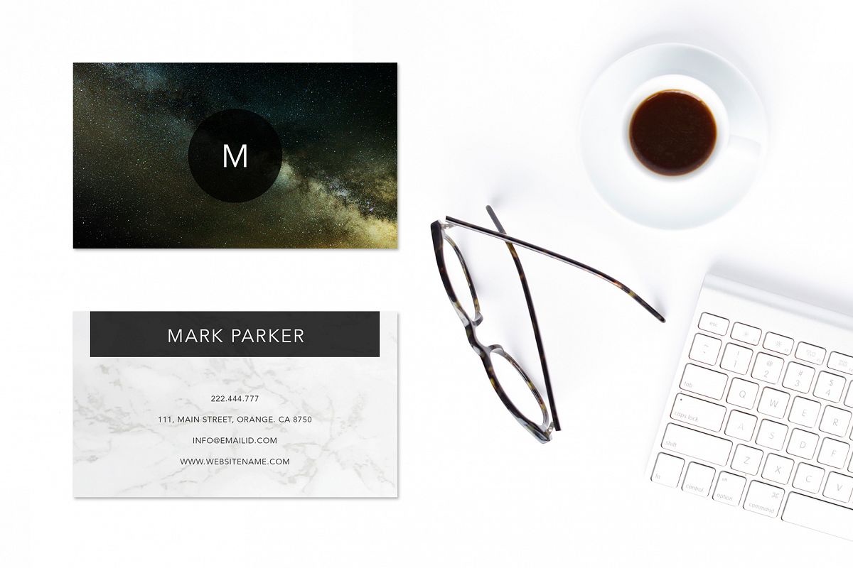 Modern Pattern Texture Beautiful Professional Art Business Card example image 1