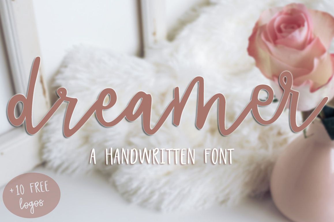 Dreamer Script + 10 FREE logos example image 1
